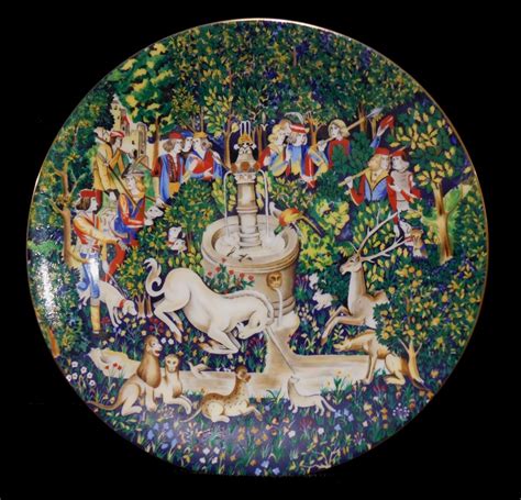 “hunt Of The Unicorn” Plate Mcclung Museum Of Natural History And Culture