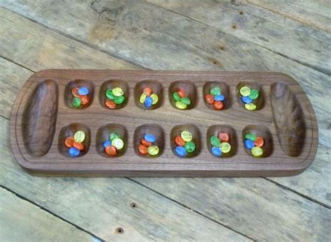 Buy A Handmade Mancala Board With Custom Engraving Made To Order From