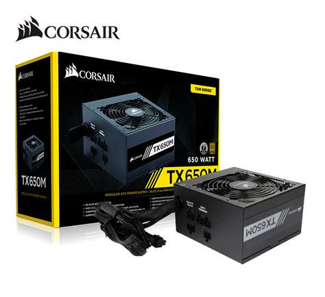 FUENTE CORSAIR TX 650M SEMI MODULAR 80 PLUS GOLD PC System Store