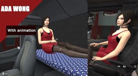 ETS2 ADA WONG CO DRIVER v 1 2 1 49 Mods Interieurs Other Mod für