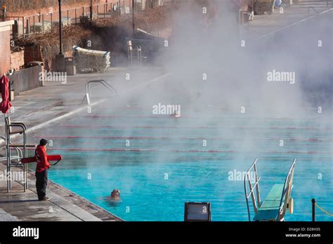 USA, Colorado, Glenwood Springs, Glenwood Hot Springs, winter Stock Photo - Alamy