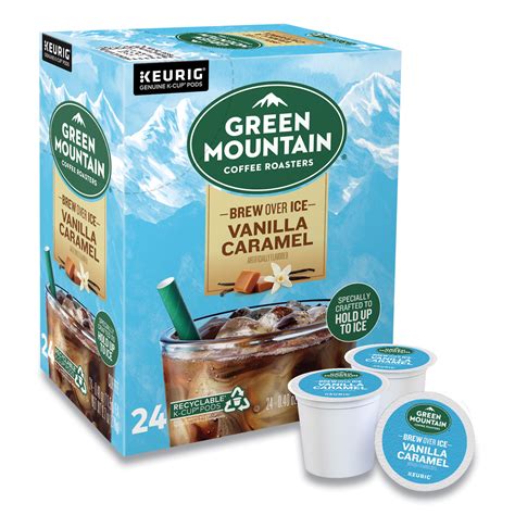 Green Mountain Coffee Vanilla Caramel Brew Over Ice Coffee K Cups