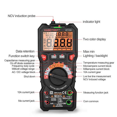 Aparat De Masura Digital Habotest HT118A GSMnet Ro