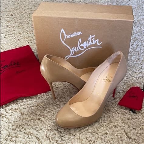 Christian Louboutin Filo Kid Nude Pump Gem
