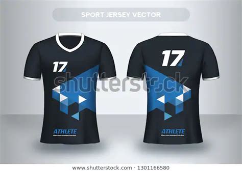 Football Jersey Design Template Corporate Design Stock Vector Royalty