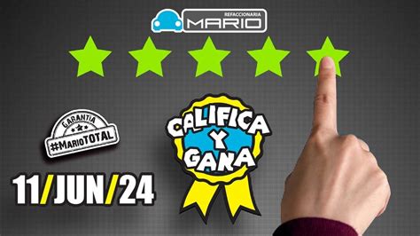 Califica Y Gana Con Refaccionaria Mario Junio Youtube