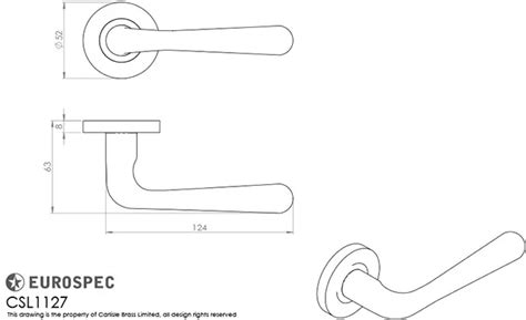 Carlisle Brass Eurospec Lever Construction Supplies