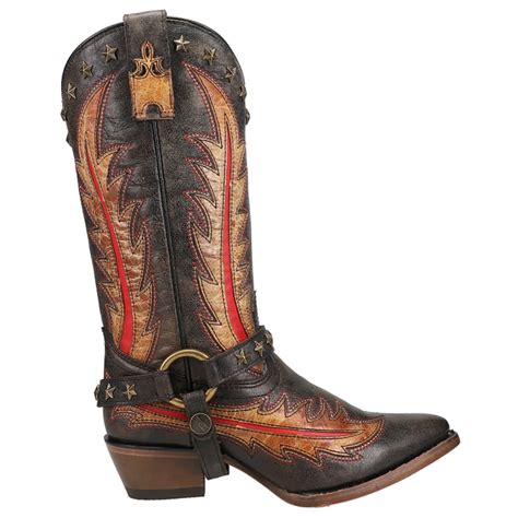 Corral Boots Womens Orix Tooledinlay And Studs Pointed Toe Cowboy