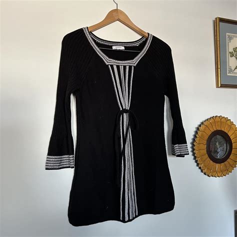 Vintage Dressbarn Black And White Mini Dress Or Depop