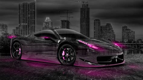 Neon Ferrari Wallpapers Wallpaper Cave