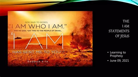 The i am statements of jesus. | PPT