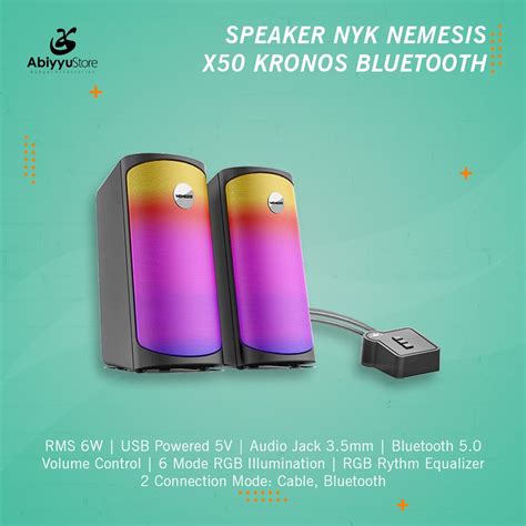 Jual Speaker Bluetooth Nyk Nemesis Kronos X50 Wireless Gaming Speaker Pc Komputer Laptop Hp