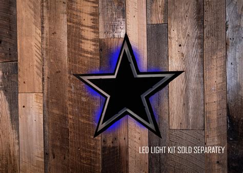 Dallas Cowboys "STAR" 3D Vintage Metal Wall Art – Hex Head Art