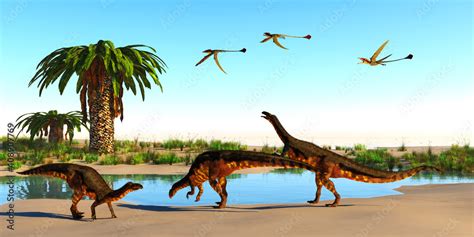 Plateosaurus Dinosaur Beach Plateosaurus Dinosaurs Eudimorphodon