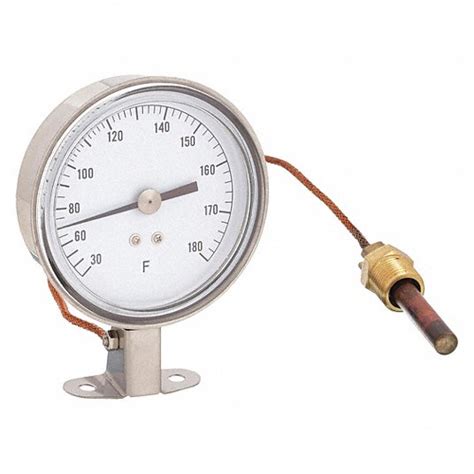 30° To 180°f 3 5 In Dial Dia Analog Panel Mount Thermometer 12u611 12u611 Grainger