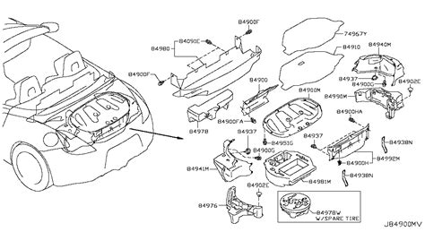 84992 1ET1A Plate Luggage Nissan YoshiParts