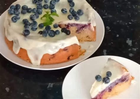 Receita do Bolo de Limão Mirtilos muito fofo Receitas de Culinária TV