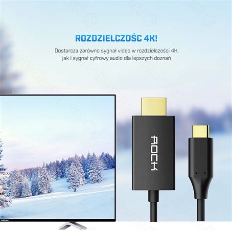 Rock M Kabel Usb Typ C Hdmi Niskie Ceny I Opinie W Media Expert