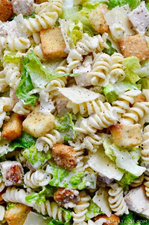 Chicken Caesar Pasta Salad - Just a Taste