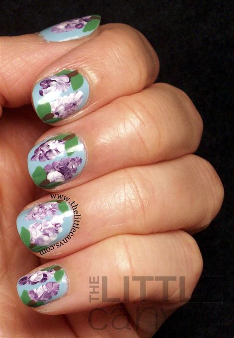 Lilac Nail Art - Take 2 - The Little Canvas