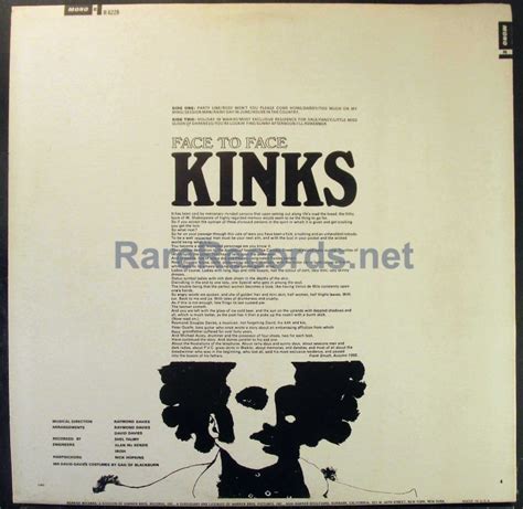 Kinks Face To Face Sealed U S Mono Lp