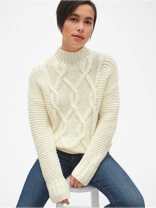 Gap Cable Knit Turtleneck Tunic Sweater By Gap