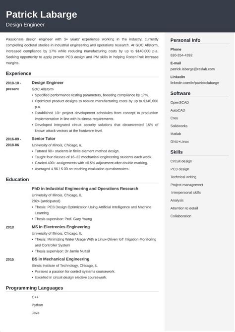 PhD Resume—Examples and 25+ Expert Writing Tips