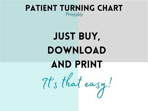 Patient Positioning And Turn Chart Patient Repositioning Chart