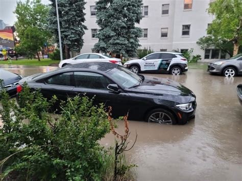 Severe Thunderstorm Floods Roads In Calgary