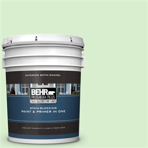 Behr Premium Plus Ultra Gal A Seafoam Spray Satin Enamel