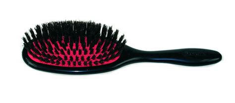 Denman Ultimate Natural Bristle Hairbrush Medium With Cleaning Brush