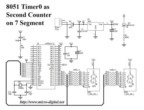 Building A Digital Clock A Schematic Diagram