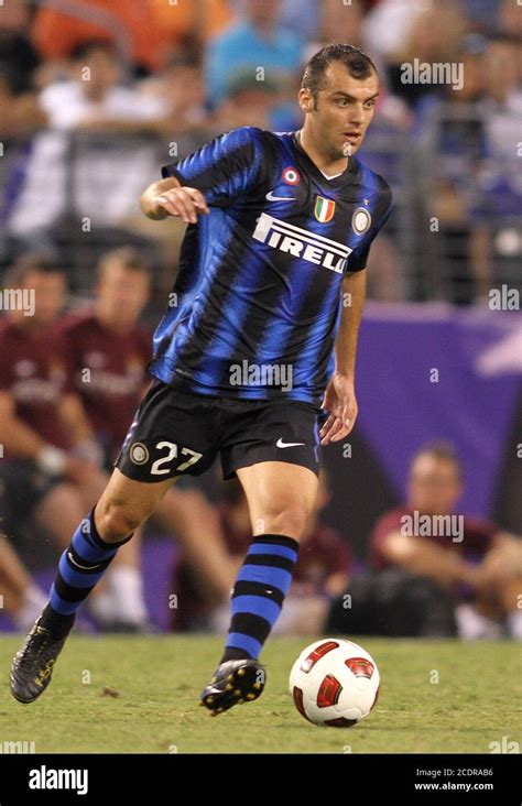 Goran Pandev 27 Of Inter Milan During An International Friendly Match