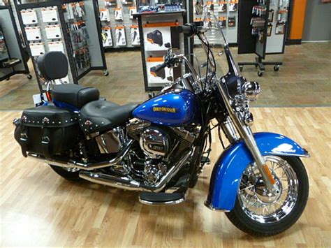 2017 Harley Davidson® Flstc Heritage Softail® Classic Bonneville Blue