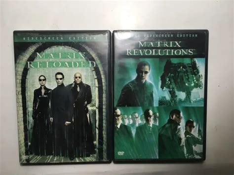 The Matrix Reloaded The Matrix Revolutions Dvd S Picclick Uk