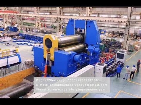 Roll Hydraulic Plate Bending Machine Hualu Vs Faccin Youtube