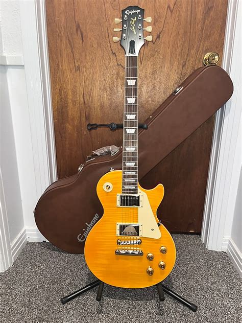 Epiphone 1959 Les Paul Standard In Aged Lemon Burst Almost A Reverb