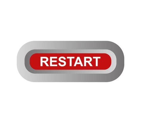 Premium Vector Restart Button