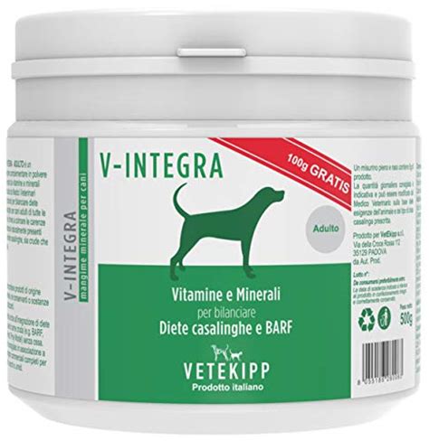 V Integra Cane Adulto Integratore Completo Ricco Di Vitamine E