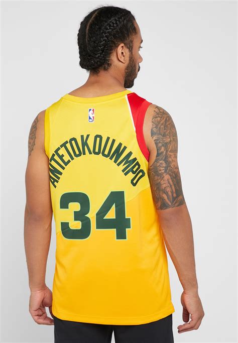 Buy Nike Multicolor Milwaukee Bucks Antetokounmpo Swingman Jersey For Men In Mena Worldwide