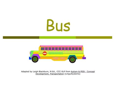 Ppt Bus Powerpoint Presentation Free Download Id6409526