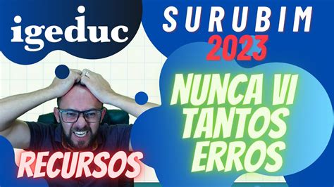 IGEDUC 2023 CABEM MUITOS RECURSOS SURUBIM Prof de Matemática