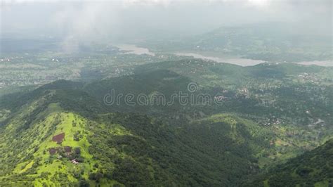 Sahyadri Mountains Range in Monsoon Stock Photo - Image of forest ...