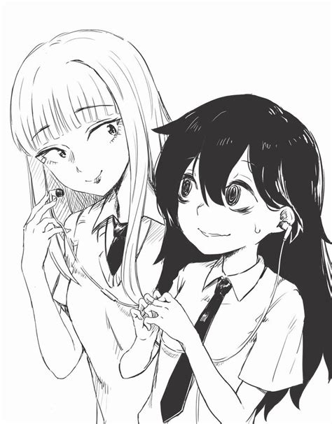 Watamote Anime Fandoms Kuroki Tomoko Katou Asuka