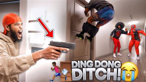 Extreme Ding Dong Ditch Part College Edition Gone Wrong Youtube