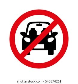 No Access Forklift Trucks Other Industrial Stock Vector Royalty Free