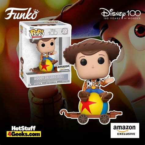 Disney Woody On Luxo Ball Funko Pop Train Excl