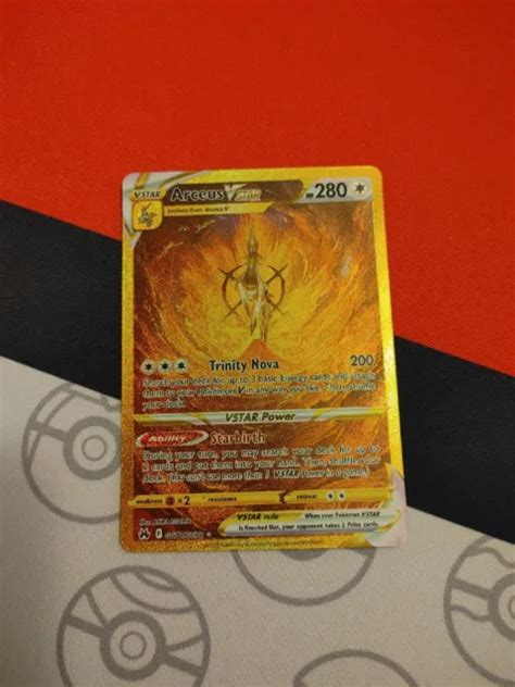 Pok Mon Tcg Gold Arceus Vstar Crown Zenith Galarian Gallery Gg Gg