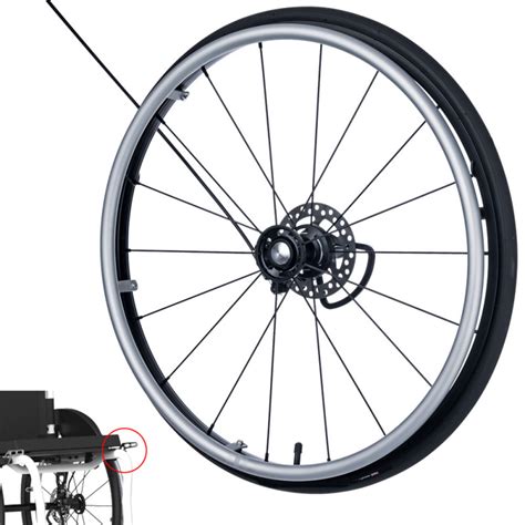 Roue complète OMOBIC frein à disque 24 540mm Gauche frein utilisateur