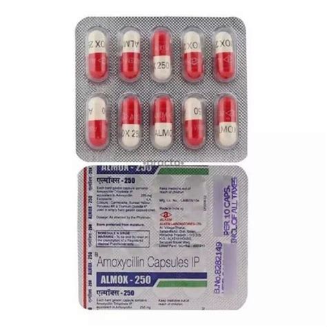 almox  mg   rs box almox amoxicillin capsule mg